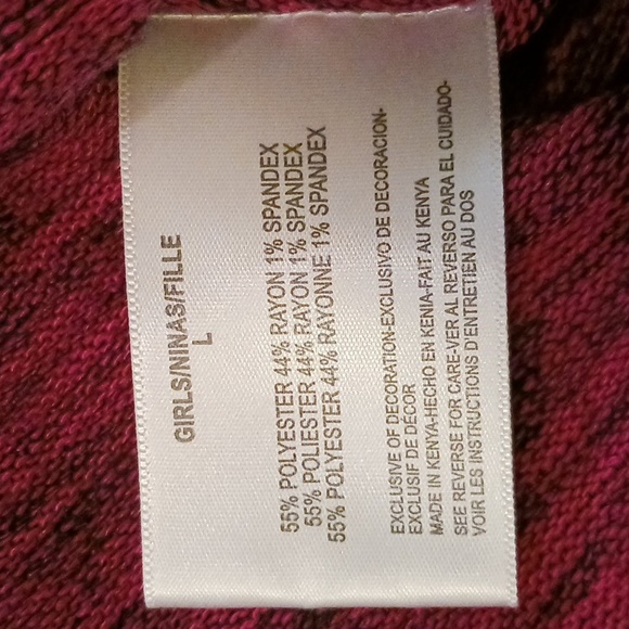 l.e.i. Cropped Poncho Sweater w/Lace Back Sz L (10/12) Girl Adult XS - Picture 10 of 12